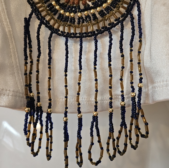 Native American Hand Crafted Beaded Necklace - Picture 3 of 5